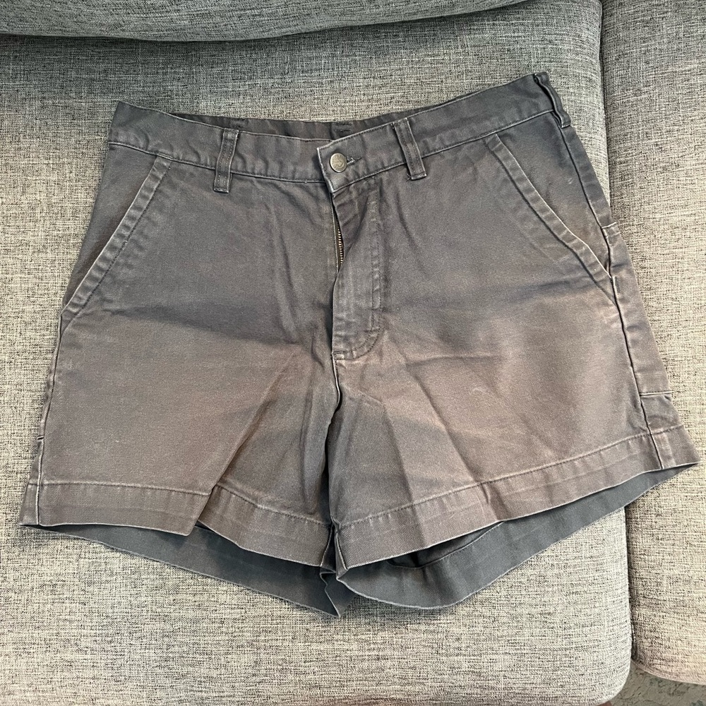 Patagonia Men’s 32 Gray Canvas Stand Up Shorts (6” Inseam)